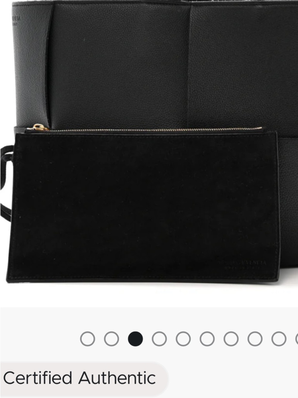 Bottega Arco Tote Zipper Pouch
